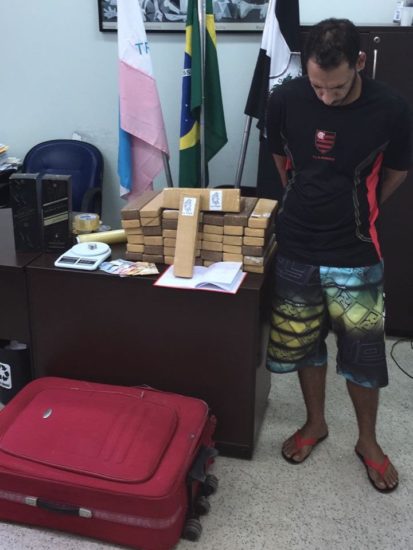 IMG 20170905 WA0014 1 - Homem é preso com 40 quilos de maconha em Guarapari