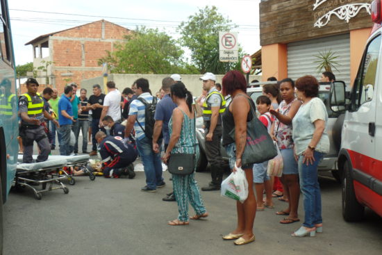 SAM 8655 - Ciclista é atropelado por ônibus em Guarapari