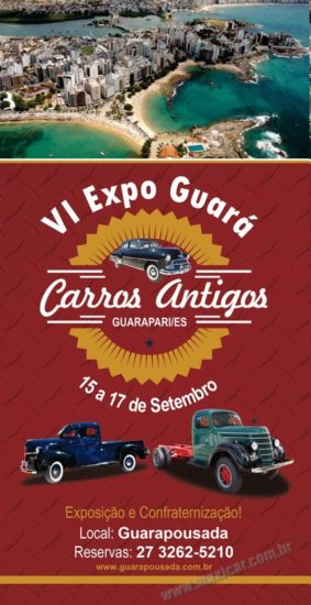 expoguara - Exposição de carros antigos inicia as comemorações da Festa de Guarapari