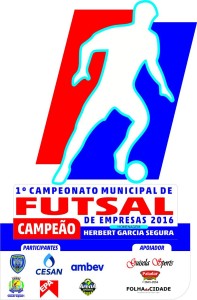 campeonato municipal de futsal de empresas 2016