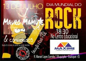 projeto Educação e Rock and Roll Maxime