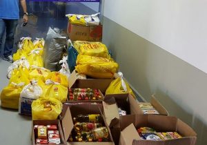 MAIS de duas toneladas de alimentos serão doadas ao Hospital de Anchieta e ao 