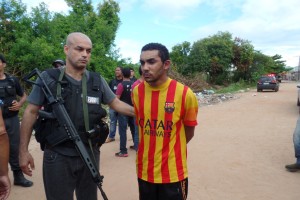 Guaxinim era um dos integrantes da quadrilha especializada em assaltos e sequestros em Minas Gerais. Foto: João Thomazelli/Folha da Cidade