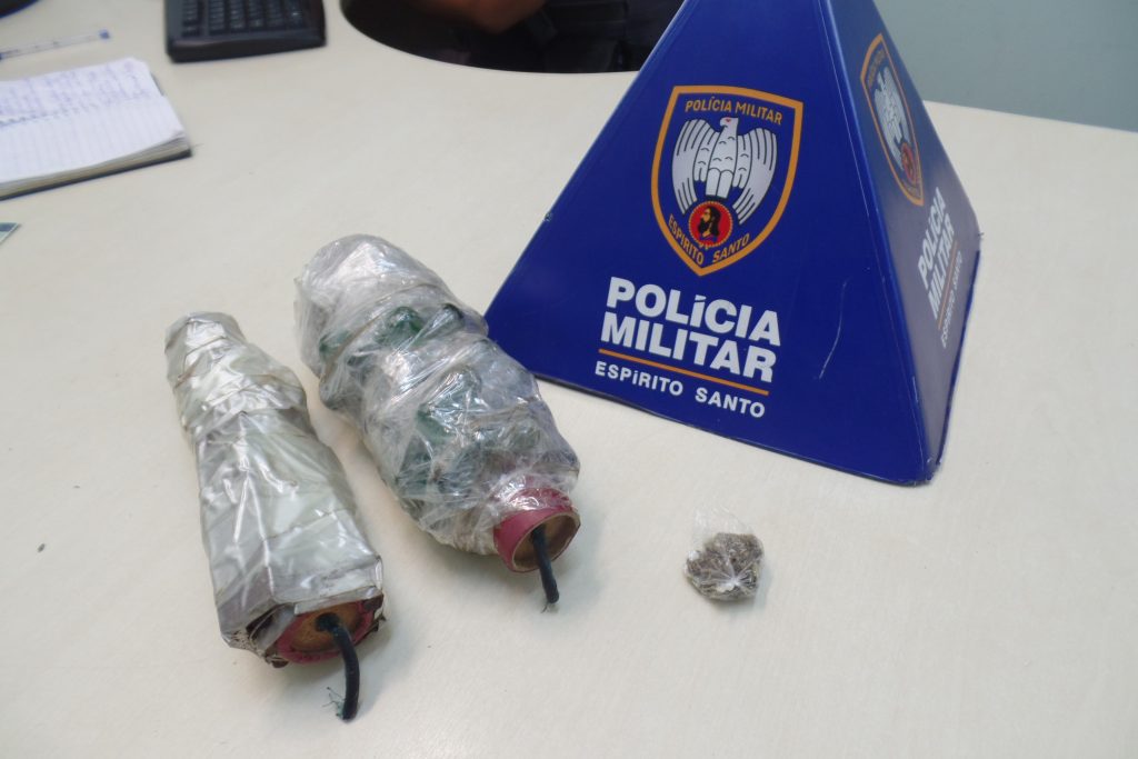Os dois artefatos explosivos estavam envoltos em pregos e bolas de gude. Foto: João Thomazelli/Folha da Cidade