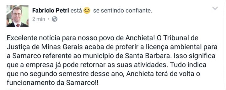 Decisão da Justiça abre caminho para Samarco voltar a operar
