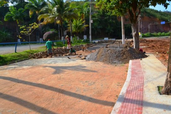 Calçamento cajá 4 - Prefeitura de Alfredo Chaves realiza obras de urbanização visando a qualidade de vida