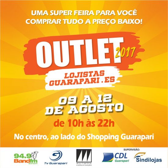 outlet guarapari - Preços baixos até amanhã (12) no III Outlet Lojistas de Guarapari atraem consumidores