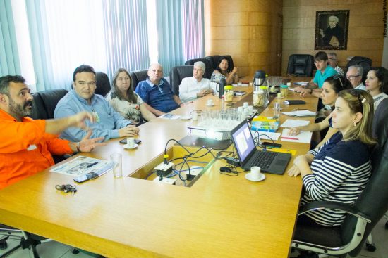 reunião anchieta - Secretários de Anchieta se reúnem com representantes da Petrobras visando geração de empregos