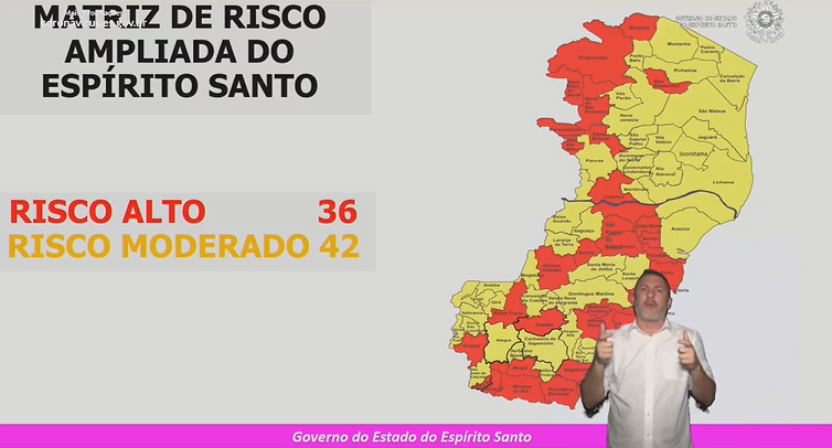 matriz de risco - Guarapari deve ser classificado com risco “Alto” em Mapa de Gestão da Covid-19 amanhã (06)