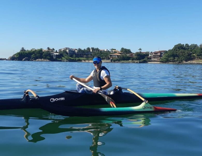 cida mare are a - Equipe de canoa havaiana de Guarapari conquista 4° lugar em prova nacional