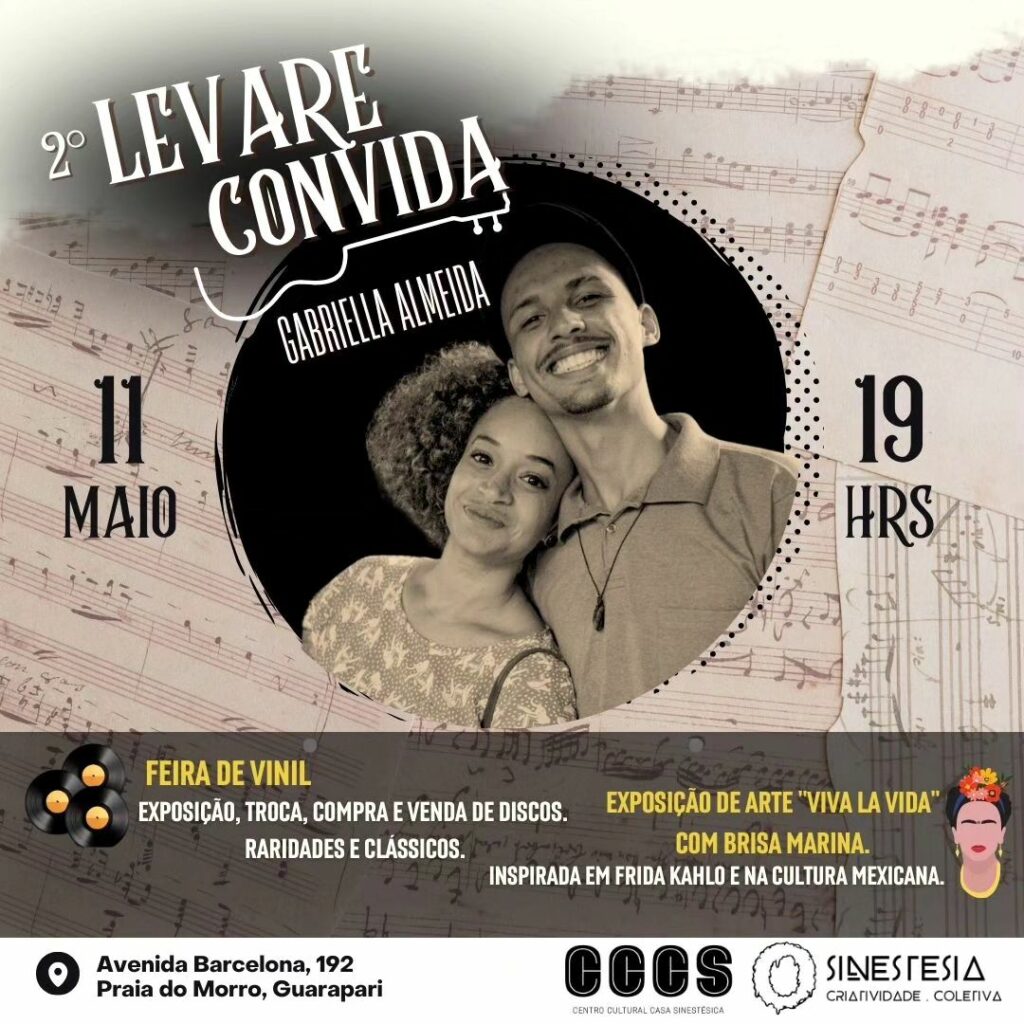 Snapinsta.app 441317585 424100990250813 482200422924077354 n 1080 - Levare Convida: evento reúne música e exposição de arte neste sábado (11) em Guarapari