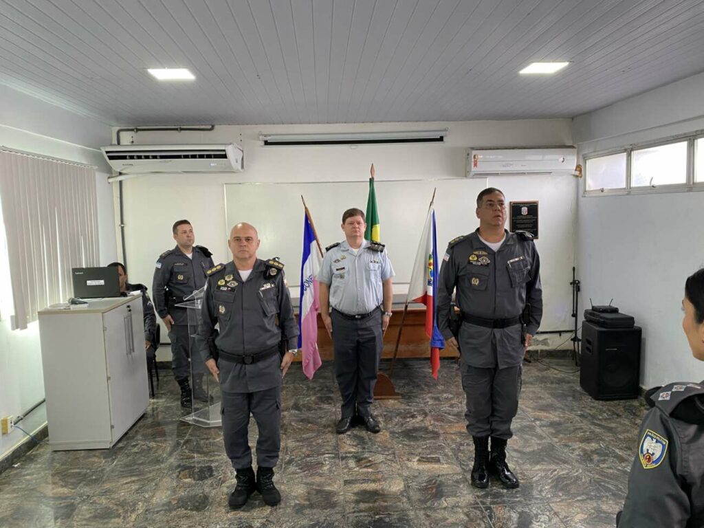 Coronel Rildo Lopes Rubim Cel Denadai e Tenente Cel Walter - 10º Batalhão de Polícia Militar tem novo comando