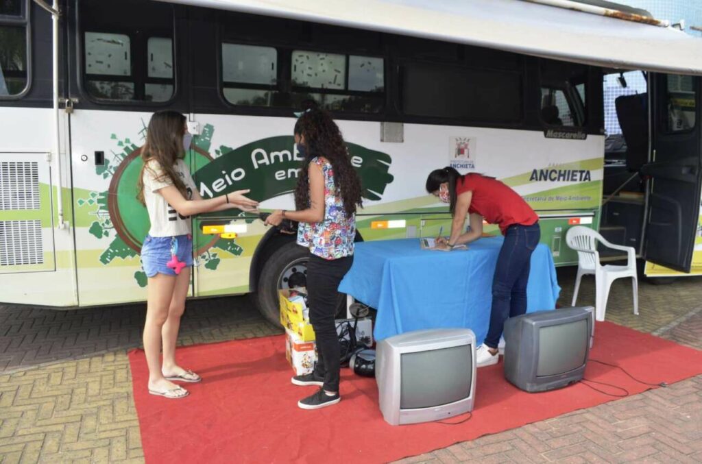 lixo eletronico campanha - Descarte consciente: campanha recolhe lixo eletroeletrônico em Anchieta