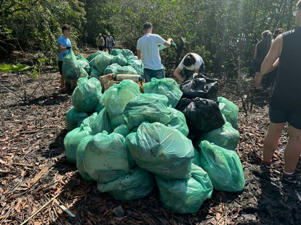 mutirao canal 30mai24 - Mutirões retiraram mais de duas toneladas de lixo do manguezal de Guarapari