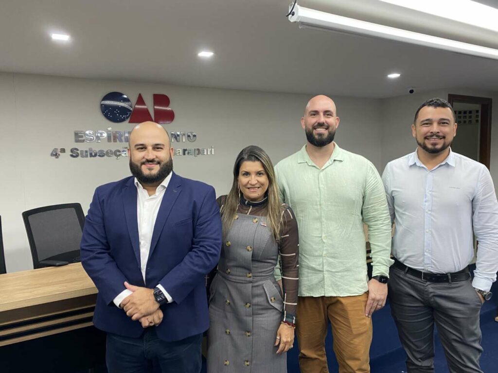 Claudio Monica Joffre e Ramillo - Roda de conversa na OAB Guarapari debate aspectos jurídicos do mercado imobiliário