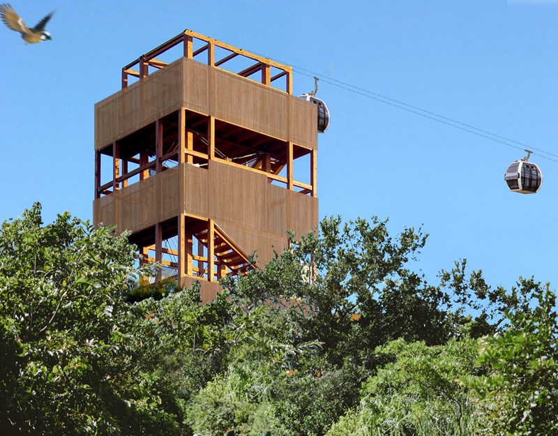 teleferico2 - Teleférico, bangalôs e tirolesa: Parque Paulo César Vinha ganhará novas atrações