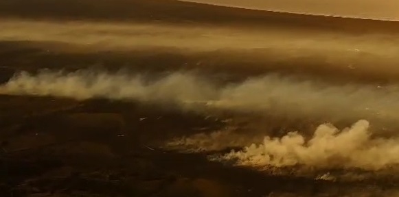 Captura de tela 2024 09 11 105104 - Bombeiros continuam trabalho para conter incêndio na Área de Preservação Ambiental de Setiba, em Guarapari