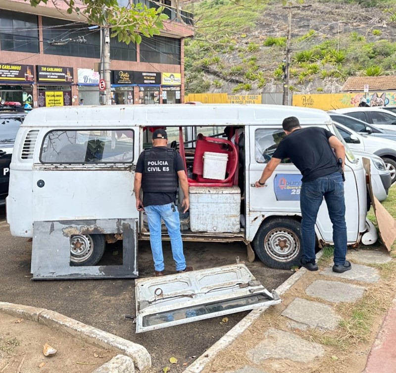 Suspeito latrocinio preso - Suspeito de cometer latrocínio na Serra é detido em Guarapari