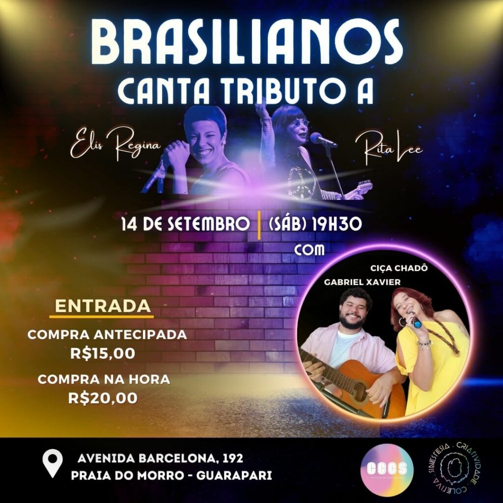 Tributo Elis Regina e Rita Lee - Tributo homenageia Elis Regina e Rita Lee em show na Casa Sinestésica, em Guarapari