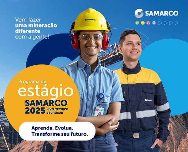 Programa de Estagio 2025 - Samarco abre inscrições para estágio com vagas na unidade de Ubu, em Anchieta