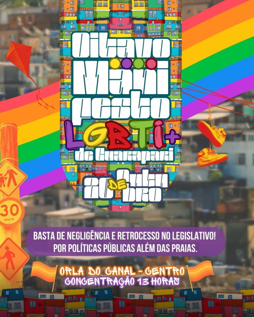 WhatsApp Image 2024 10 11 at 10.34.02 - De volta às ruas de Guarapari, Manifesto LGBTQIA+ quer reivindicar políticas públicas para além dos cartões postais