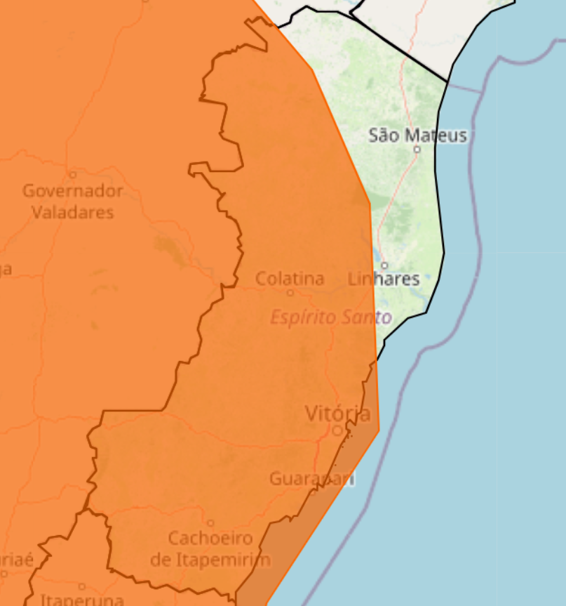 image 2 - Guarapari recebe alerta laranja de chuva intensa; confira a previsão para o feriado