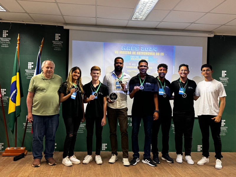 AMAE 1 1 - Clube de Física e Astronomia de Guarapari conquista 1º lugar na Mostra de Astronomia do Espírito Santo