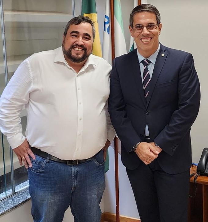 Rodrigo Borges brasilia 2 - Prefeito eleito de Guarapari participa de reunião com deputados federais em Brasília