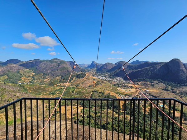 Tirolesa de Pancas. Foto Helio FilhoSecom - Cinco destinos imperdíveis no Espírito Santo para visitar em 2025