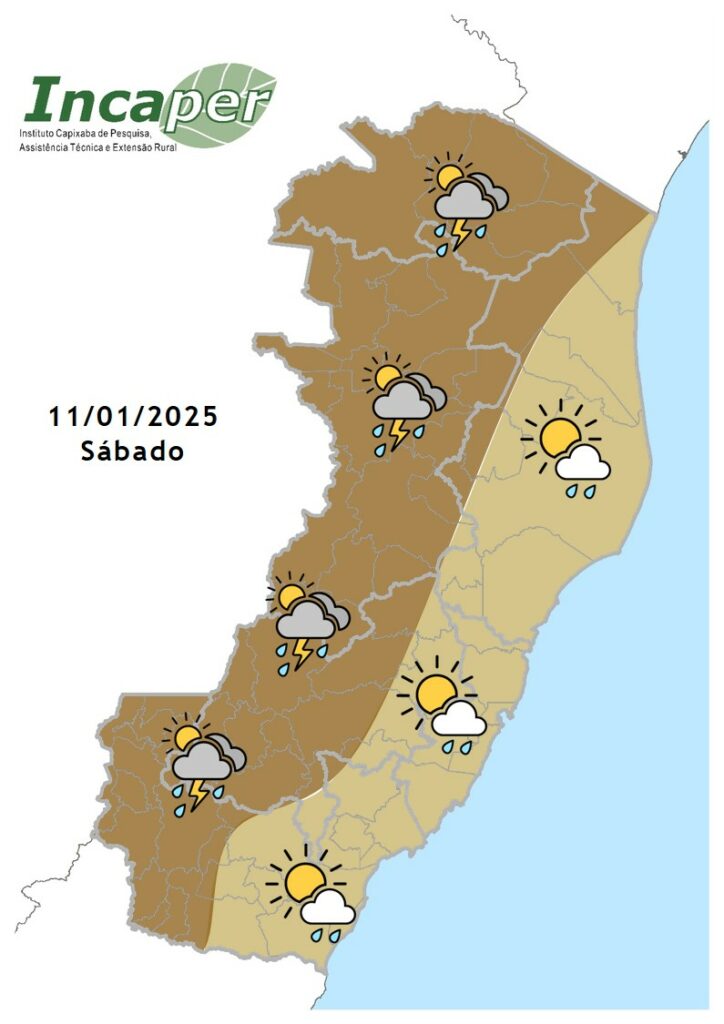 Previsao 11 01 - Chuva dá trégua no fim de semana? Veja a previsão do tempo para Guarapari  