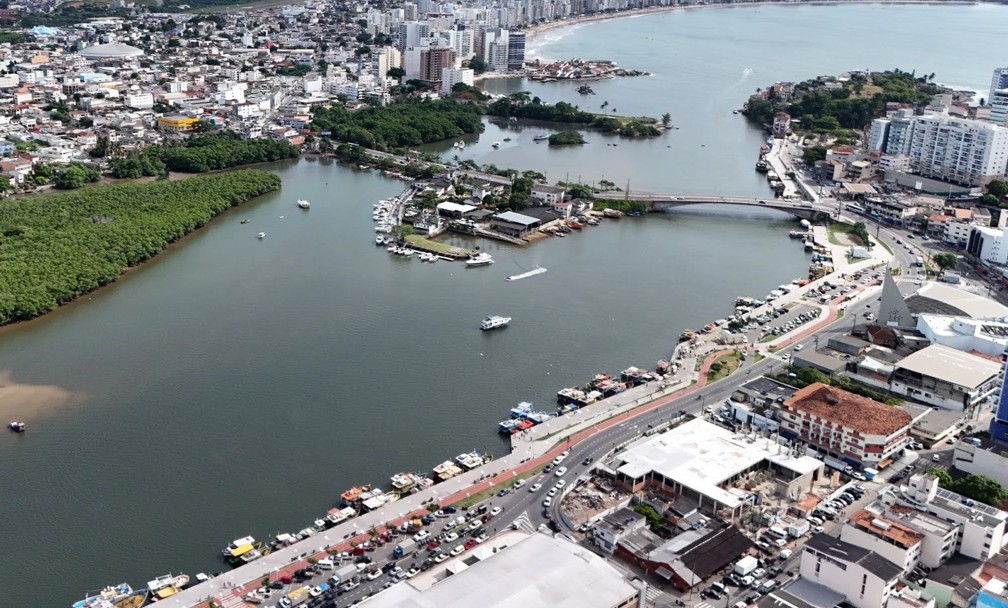 orla do canal guarapari centro - Guarapari abre inscrições para expositores de gastronomia e artesanato no Esquenta Guarapa