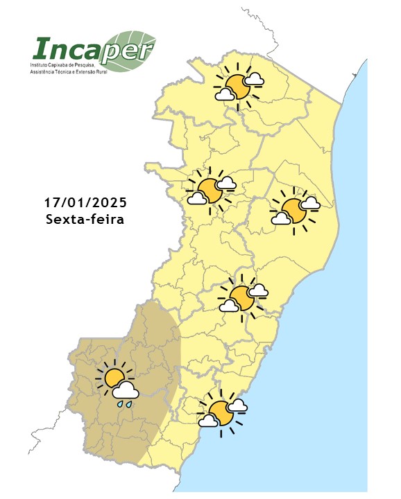 previsao 17 01 - Fim de semana promete calor e tempo firme em Guarapari; confira a previsão