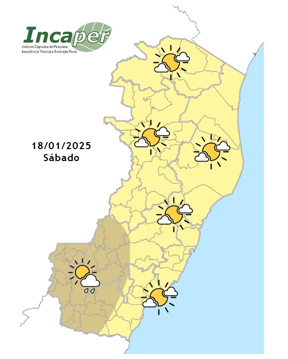 previsao 18 01 - Fim de semana promete calor e tempo firme em Guarapari; confira a previsão