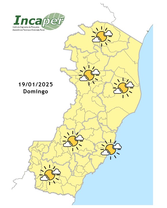 previsao 19 01 - Fim de semana promete calor e tempo firme em Guarapari; confira a previsão