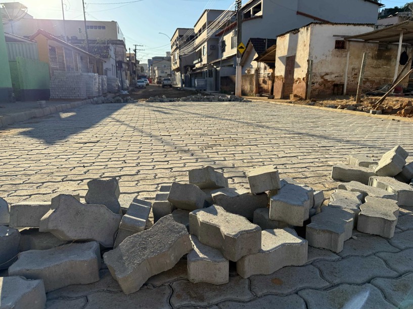 Macrodrenagem Macrina - Obras de macrodrenagem em Alfredo Chaves avançam para etapa de pavimentação