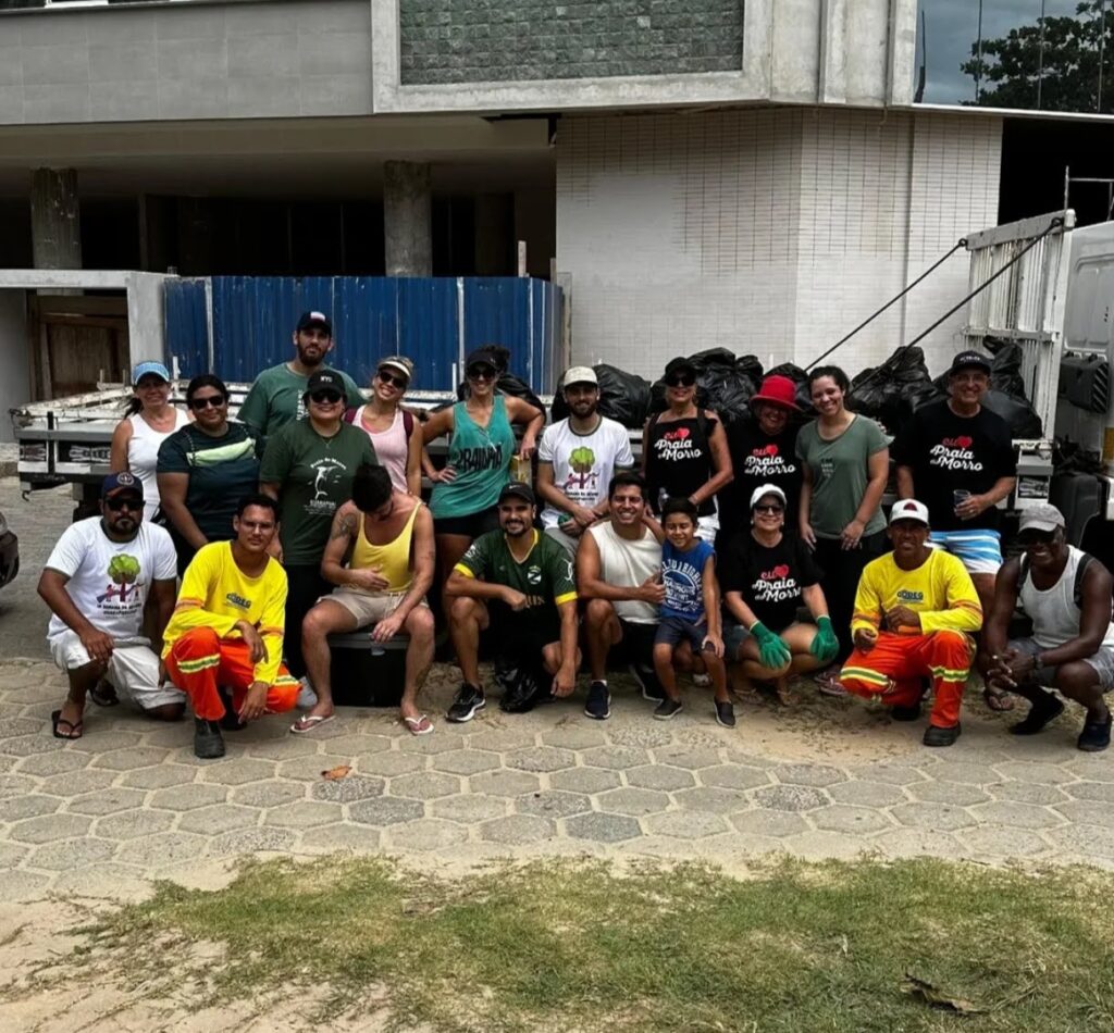 Mutirao praia do morro 1 - Projeto Praia Limpa realiza mutirão na Praia do Morro neste sábado (08)