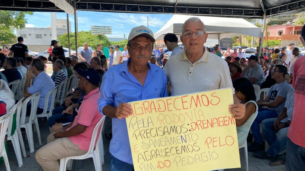 Otoniel e Ilson - Moradores do bairro Village do Sol cobram saneamento e infraestrutura em Guarapari