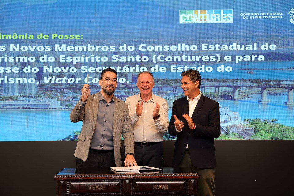 novo sec. turismo - Novo secretário estadual de Turismo toma posse junto de novos membros do Contures