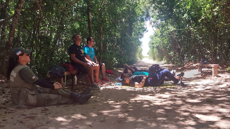 Trilha cidada parque 2 - Programa Trilha Cidadã amplia inclusão no Parque Paulo César Vinha, em Guarapari