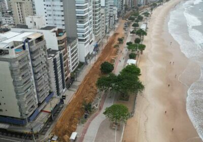 Obra da praia do morro