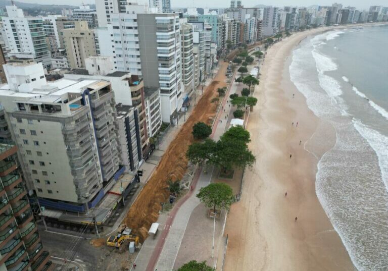 Obra da praia do morro