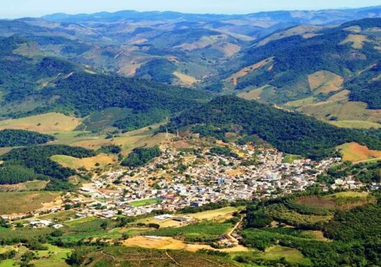 Vista aerea da cidade de Alfredo Chaves