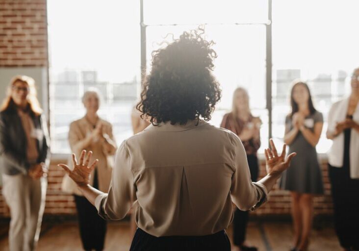 mulheres palestra